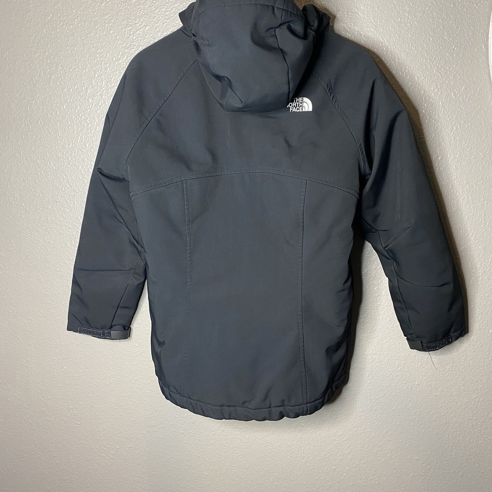 THE NORTH FACE WOMEN PRIMALOFT JACKET SIZE Medium black With Removable Hood - Picture 2 of 9